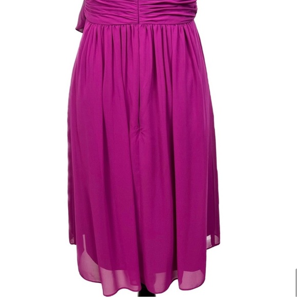 Lauren Ralph Lauren Halter Bow Dress in berry - Size: 4 - Picture 13 of 15